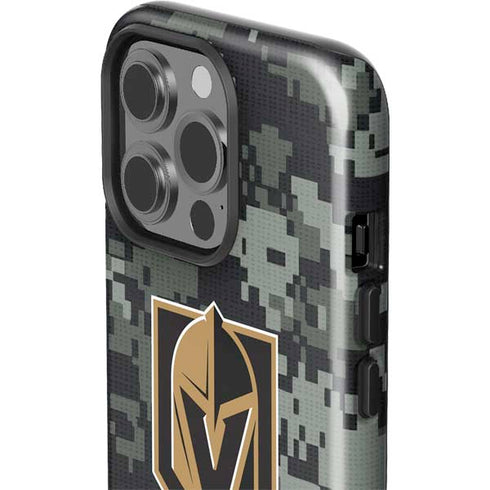 NHL Vegas Golden Knights Camo iPhone 15 Pro Impact Case